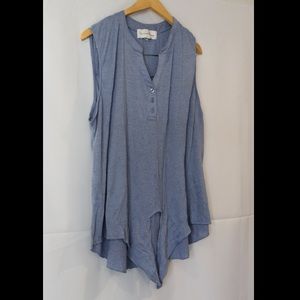 FRENCH LAUNDRY Front Tie Blouse 3X